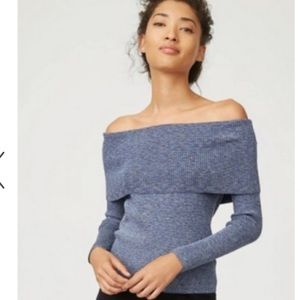 Gorgeous off the shoulder Club Monaco sweater